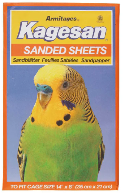 Kagesan Sand Sheets Sandpaper Orange 24 Sheets 35x21cm