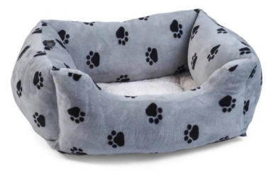 SnugPaws Plush Square Bed