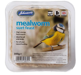 Johnsons Suet Feast Mealworm Flavour 300g