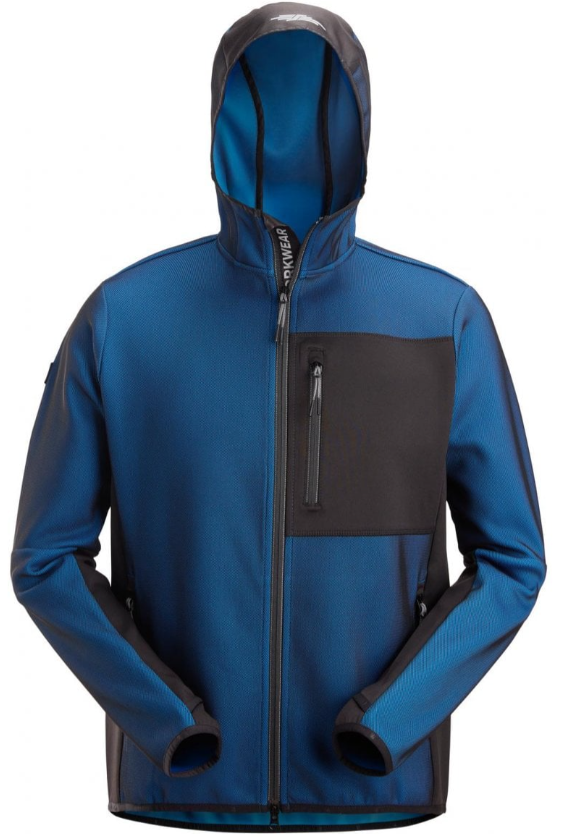 Snickers Full Zip Midlayer Hoodie - True Blue/Black