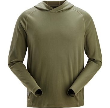 Snickers Stay Fresh Hoodie Khaki Green