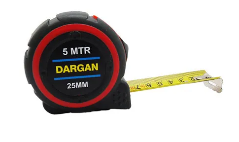 5m Neon With Rubber Gripmeasuring Tape Steel
