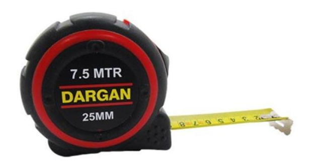 7.5m Neon With Rubber Gripmeasuring Tape Steel