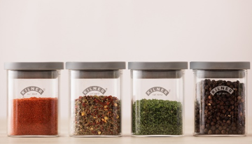Kilner Fresh Storage 4pc Spice Jar Set 0.16lit