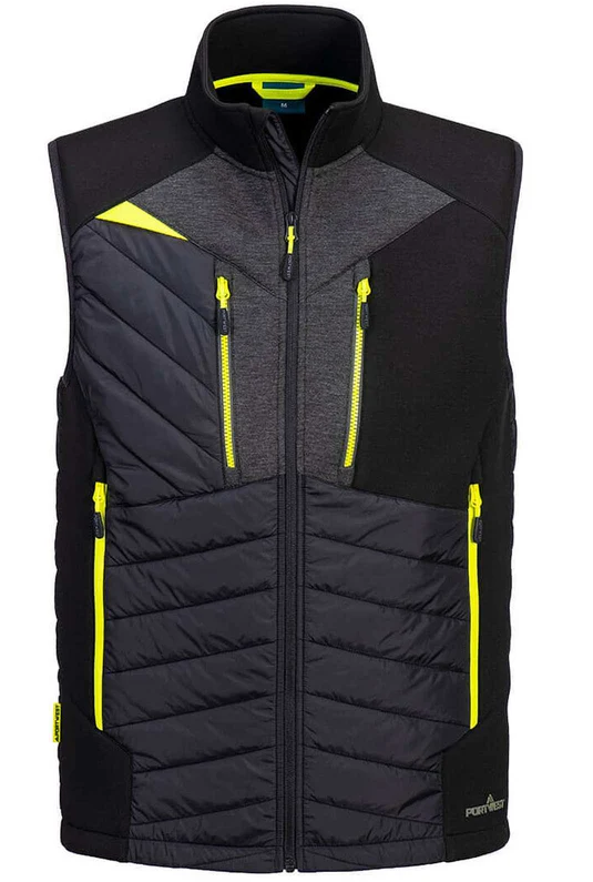 Portwest DX470 Hybrid Baffel Bodywarmer Black