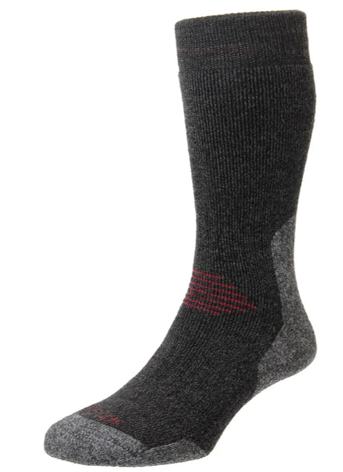 HJ Hall ProTrek HJ702 Mountain Climb Socks Slate/Grey 6-11