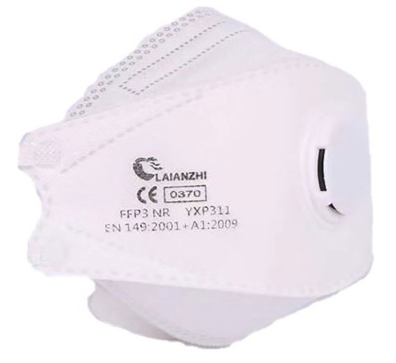 Foldable FFP3V White Valve Mask (Non Medical)