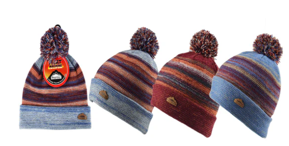 Heat Machine 2548 Pom Pom Hat