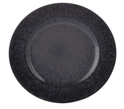 Mason Cash Reactive Linear Black Dinner Plate 27cm