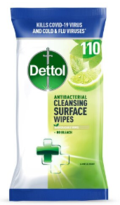 Dettol Antibacterial Surface Wipes (110 Piece)