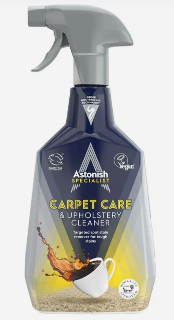 Astonish Premium Carpet and Upholstery Cleaner 750ml