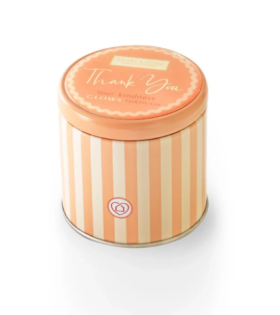 Tin Candle - Amber Sunset