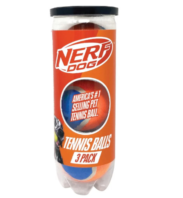 Nerf Tennis Balls in Can 2.5" - 3 Pack