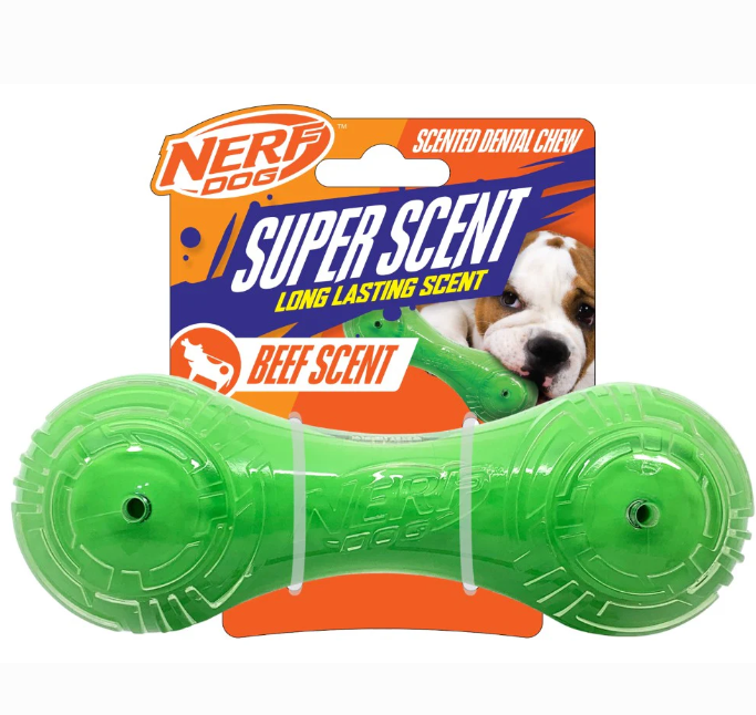 Nerf Beef Scented Barbell 7"