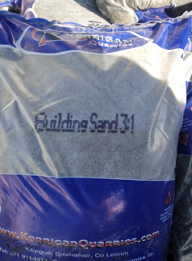 25kg Building Sand Mix -  Sand + Sachet Of Cement