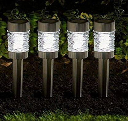 Martini 4pk Stainless Steel Solar Lights