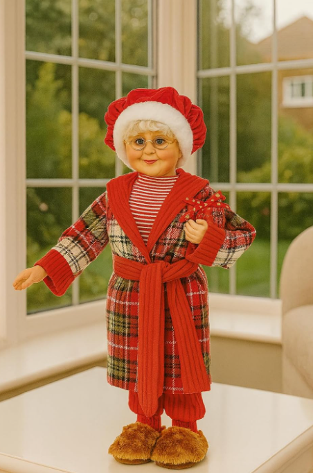 50cm Mrs Claus in Pyjamas