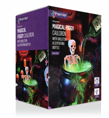 Premier 19.5cm USB Halloween Cauldron