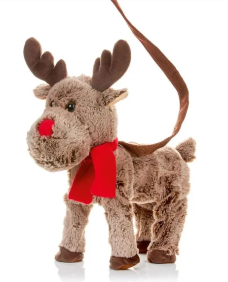 Premier 39cm Battery-Operated Walking Reindeer