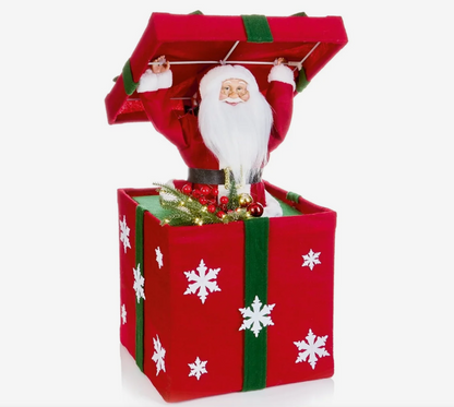 Premier 65cm Musical Santa in Giftbox
