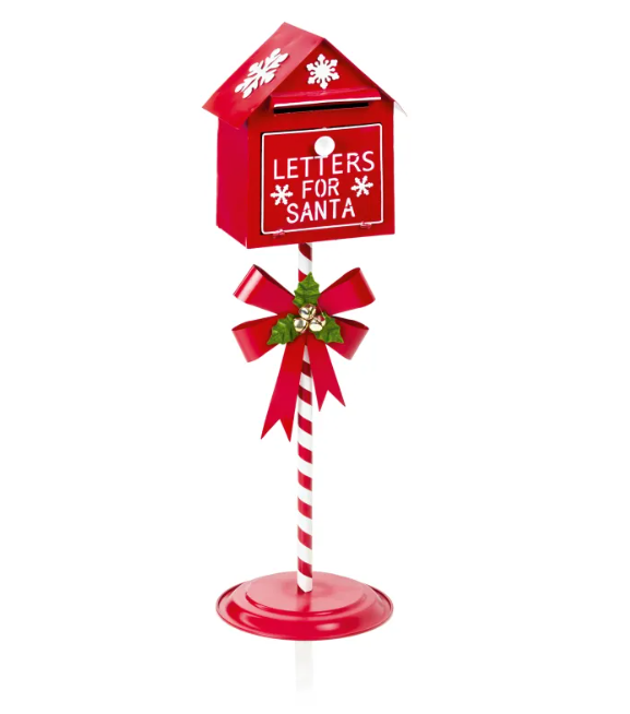 1m Metal Letters to Santa Mailbox
