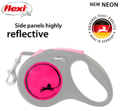 Flexi Neon Strap 5M Pink