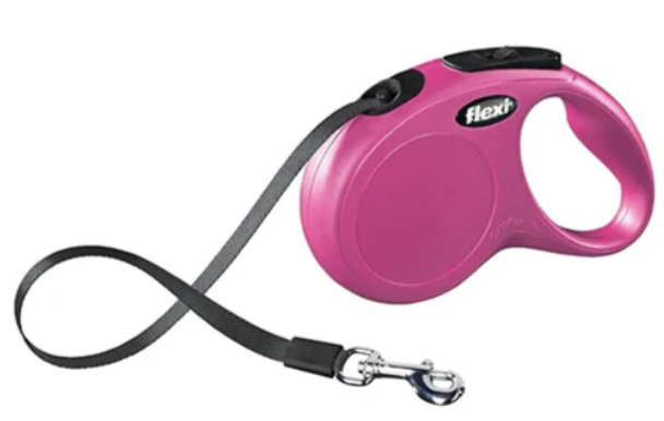 Flexi Classic Retractable Tape Lead 5m | Red