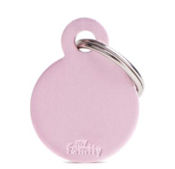 MY FAMILY Small Round Aluminium ID Tag