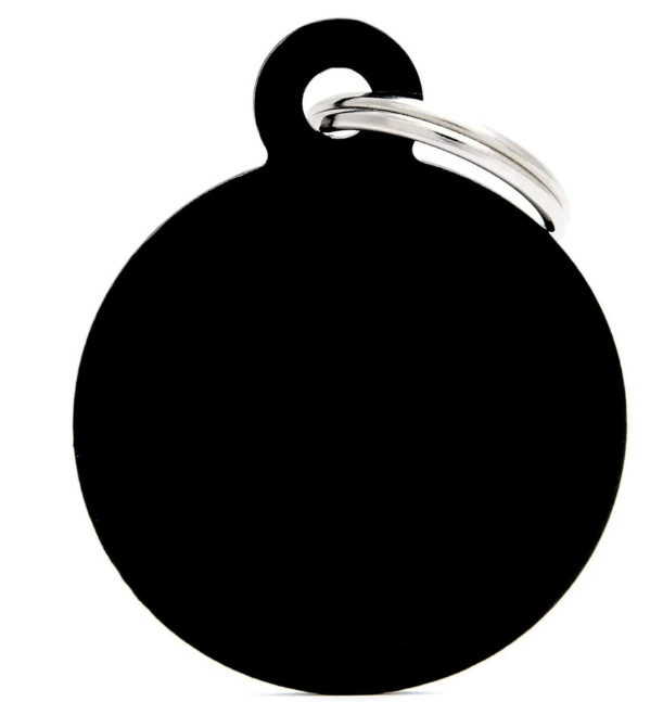 MY FAMILY Big Round Aluminium ID Tag