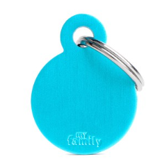 MY FAMILY Small Round Aluminium ID Tag