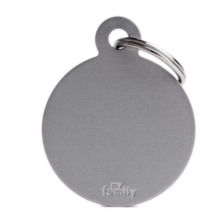 MY FAMILY Big Round Aluminium ID Tag