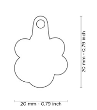 MyFamily Classic Small Paw ID Tag