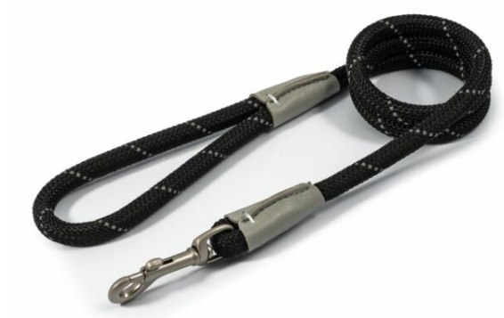 Ancol Viva Rope Snap Lead Black