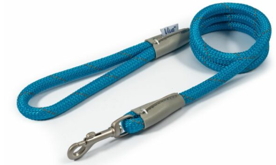 Ancol Viva Rope Snap Lead Blue