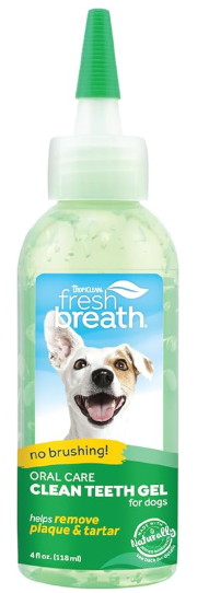 Tropiclean Fresh Breath - Dog Oral Care Gel - Peanut Butter