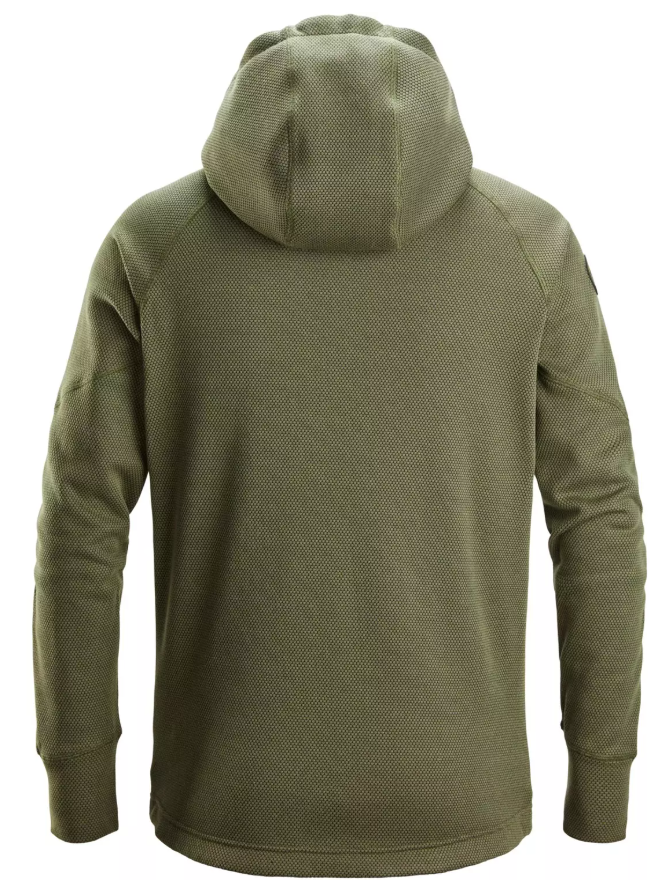Snickers Fleece Hoodie - Khaki Green/Black