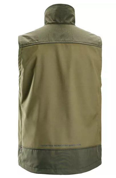 Snickers Softshell Stretch Vest - Dark Khaki Green