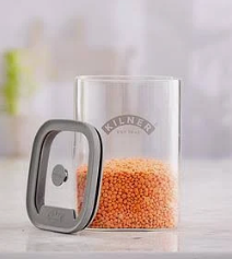 Kilner Fresh Storage Square Jar 1L