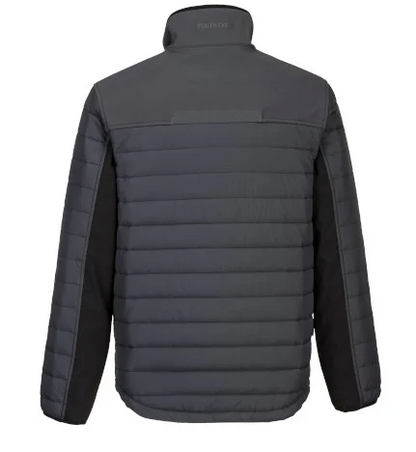 Portwest Hybrid Baffle Jacket Metal Grey