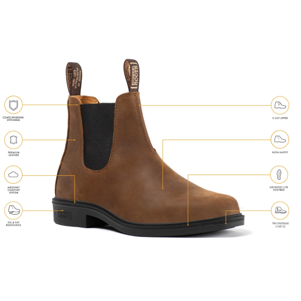 Mongrel Heritage Brown Dealer Boot- Chisel Toe - Non-Safety