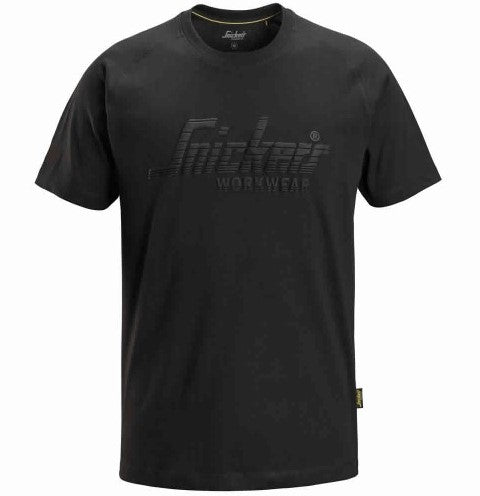 Snickers Logo T-Shirt`- Black