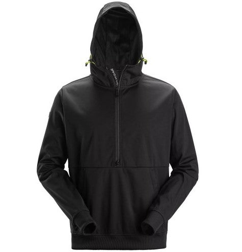 Snickers Windblock Stretch Half-Zip Hoodie - Black