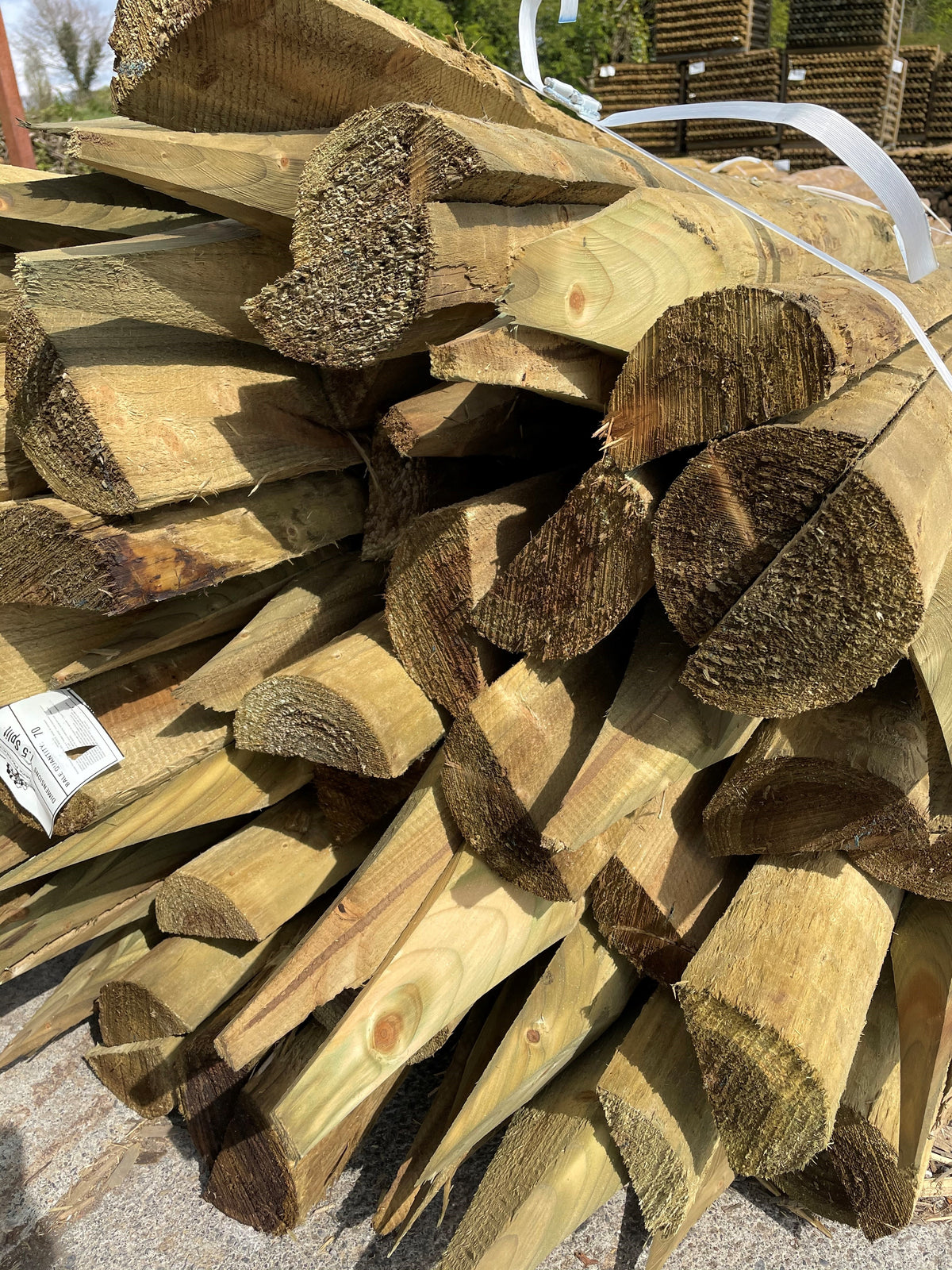 Splintered Posts Split Fence Posts – homeland-ie
