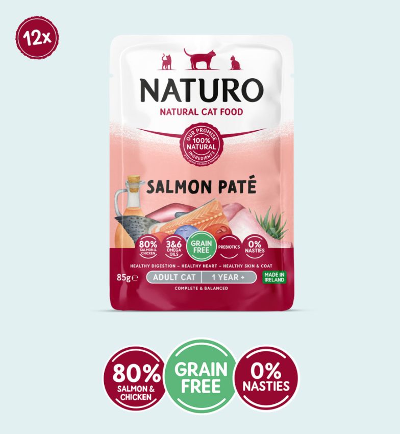 Naturo Cat Salmon Paté Pouch 85g
