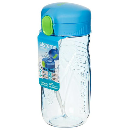 Buy Sistema Tritan Quick Flip 520ML SM620 - Minty Teal in Qatar Buy Sistema Tritan Quick Flip 520ML SM620 - Minty Teal in Qatar