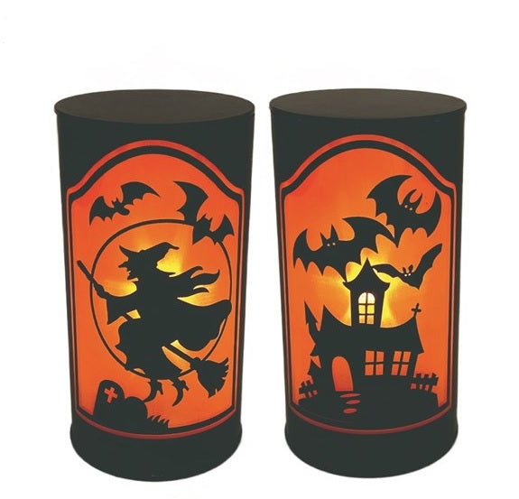 LED Halloween Column 15cm 2 Assorted