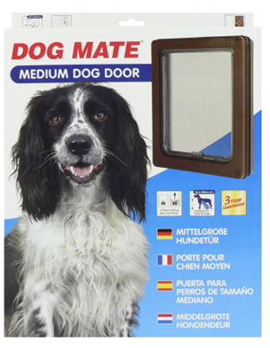 Dog Door Medium Brown