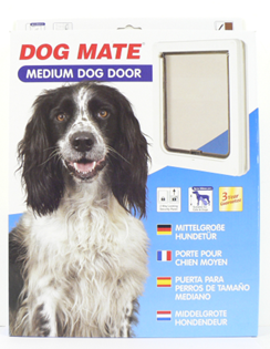 Dog Door Medium White