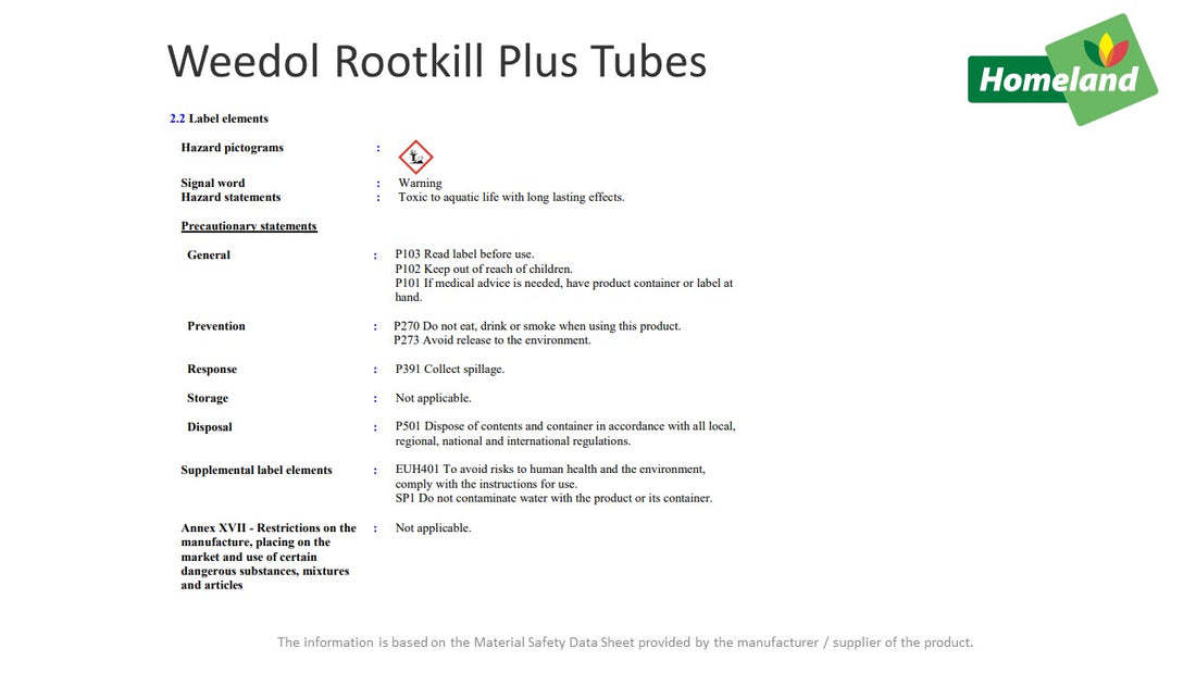Weedol Rootkill Plus Tubes 3 Pack