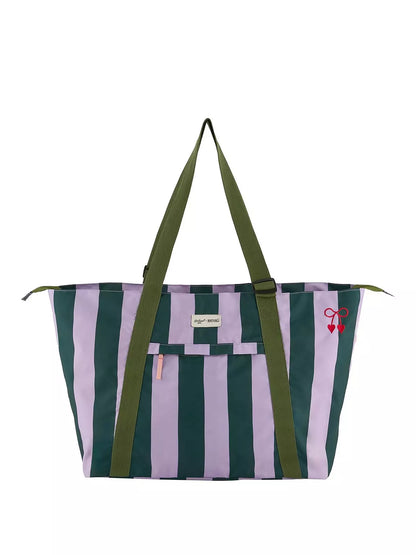 Regatta X Cath Kidston Tote - Lilac &amp; Green Candy Stripe